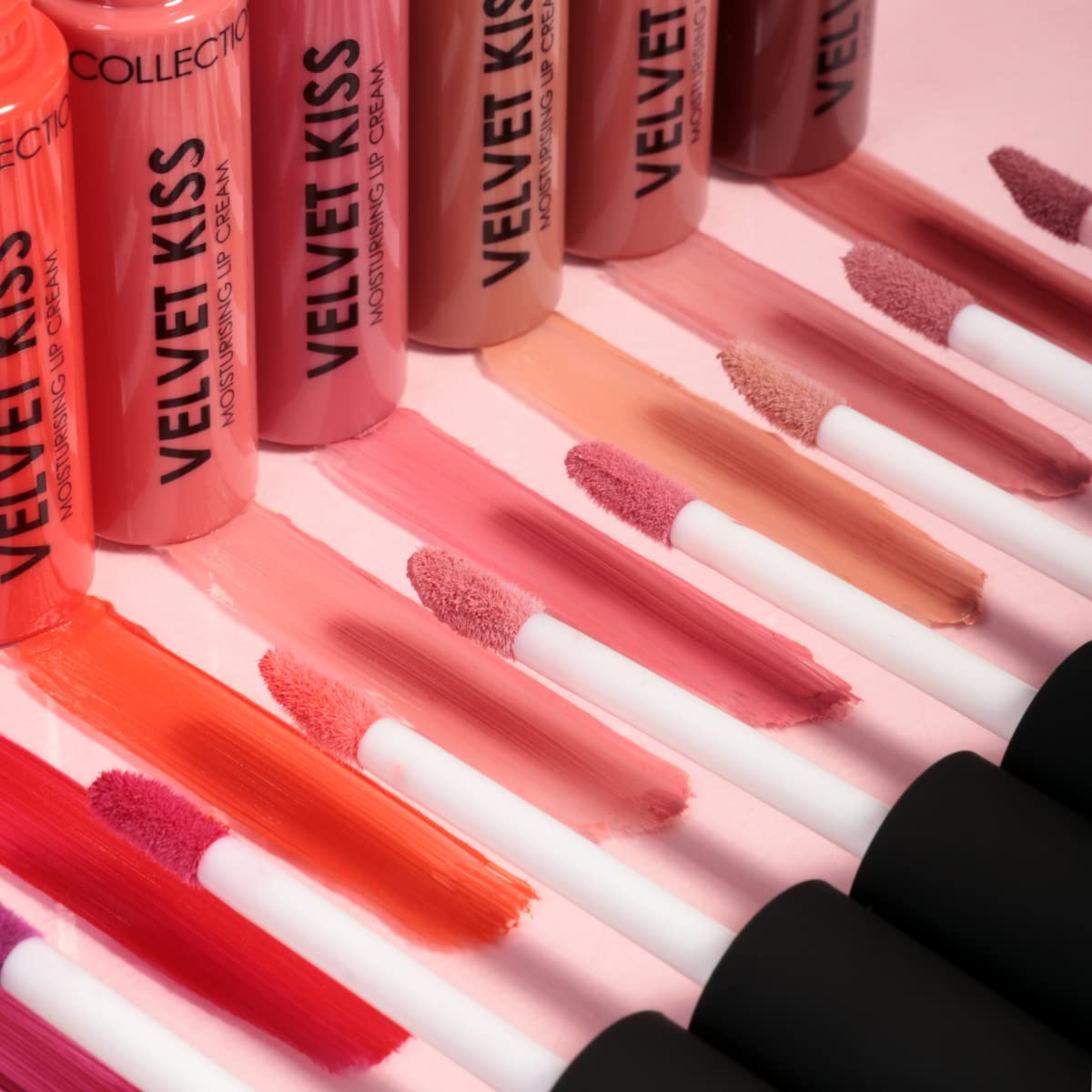 Collection Cosmetics Lightweight, Lasting Colour, Velvet Kiss Moisturising Lip Cream, 5ml, Drama Llama