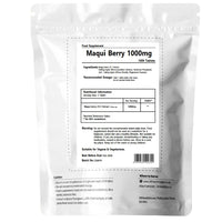 UKHealthHouse Maqui Berry Tablets 1000mg | Maqui Berry Extract Tablets | Potent Natural Antioxidant Support | Vegan & Vegetarian Friendly | Health & Wellbeing | UK (1000 tabs)