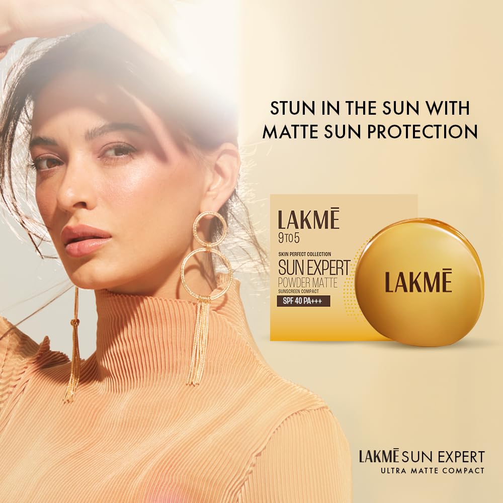 LAKMÉ Lakme Sun Expert Ultra Matte SPF 40 PA+++ Compact, 7g