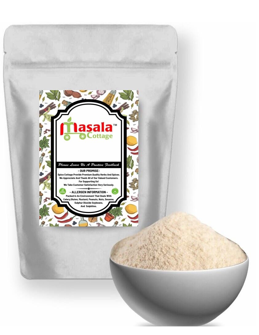 Psyllium Husk Ground Powder Natural Fibre Premium Quality by Masala Cottage® 25g-1.9kg (25, Grams)