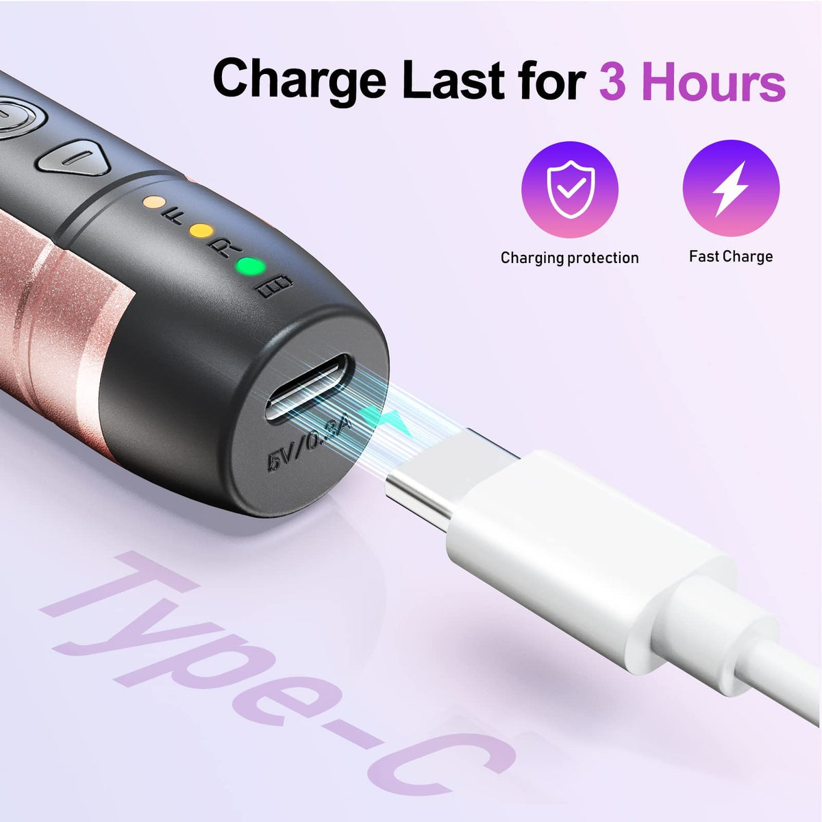 COSLUS Nail Drill Cordless Portable Electric Manicure and Pedicure Set, Professional Nail Files for Acrylic Gel Nails, 45 Nail Drill Kits, Cuticles Hard Skin, Adjustable Speed Rechargeable E File