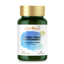 GinSen Uterus-Lining Maintenance,Support Optimal Uterus Thickness, Reproductive Function, 150 Capsules, Vegan Approved Supplement, Herbal Extract & Vitamins Made in UK