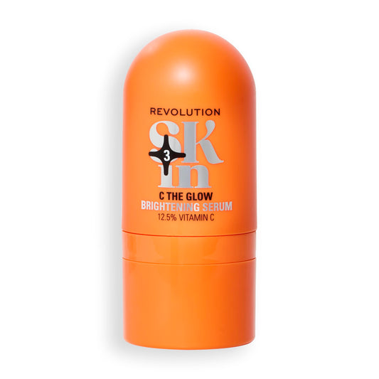 Revolution Skincare London Revolution Skin, C The Glow 12.5% Vitamin C Brightening Serum, Face Serum, Boosts Radiance, Hydrating Formula, Vegan & Creulty-Free, 30ml