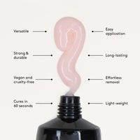 MYGEL by Mylee Magic Extender Gel – Long Lasting Wear, Natural Look, Nail Extension Gel, for Beginners & Salon Professionals, Acrylic Nail Thickening Builder Gel, Nail Art - 60 Gram Tub (Perfect Pink)