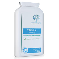 swiss bioenergetics Vitamin C 1000mg 120 Tablets – High Strength Immune Support contributes to The Reduction of Tiredness and Fatigue and to Normal Energy yielding Metabolism. – Exclusively Manufactured in The UK
