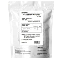 UKHealthHouse Glucosamine Hydrochloride Powder Joint and Cartillage Support Extra Strength 40 Mesh D-Glucosamine HCL Powder HCL Supplement (500g)