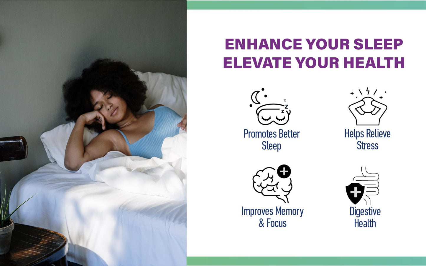 Saffron + Chamomile + Ashwagandha + Melatonin alternative Natural Sleep Aid | Quick and Good night sleep | Vegan, Halal, Gluten-free | 60 nights | Vedic Essentials