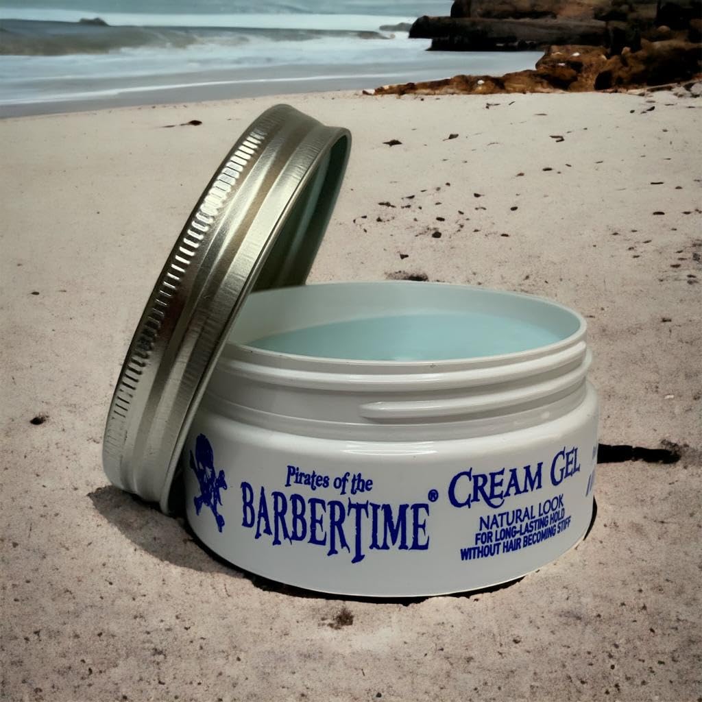 BARBERTIME Hair Cream Gel | Natural Look Long Lasting Hold | Without Hair Becoming Stiff | Flexible Control 150 ml