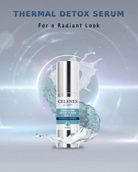 Celenes By Sweden Celenes by Sweden Thermal Energizing Detox Serum 3-in-1 - Hyaluronic Acid, Red Algae & Natural Thermal Water for Hydration and Protection - Suitable for Sensitive Skin - 30ml