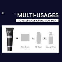 Lomeya Men's BB Cream Foundation with Concealer, Colour Corrector & Moisturizer - Tinted Moisturizer to Balance Skin Tone & Daily Use