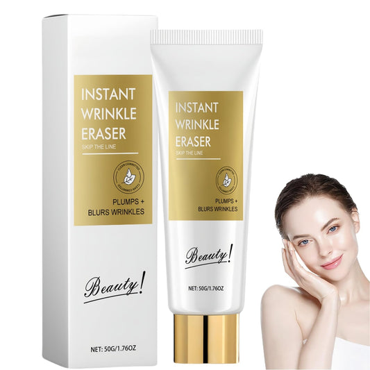 Ruojiar Instant Wrinkle Eraser,Skin Tightening Cream for Face,Face Tightener Anti Wrinkle Firming Cream,Instant Wrinkle Remover,Face Moisturiser for Sagging Skin,Smooths & Moisturizes,for All Skin Types