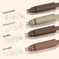 Generic Five-Point Freckle Stamp & Pen – Waterproof, Quick-Drying Faux Freckle & Tattoo Pen for Natural Sun-Kissed Look – Safe for All Skin Types(Ash Chestnut)