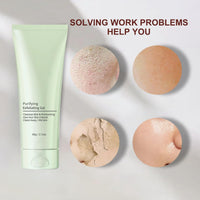 Purifying Exfoliating Gel,Exfoliating Face Wash Gels,Face Scrub Exfoliator,Deep Cleansing Face and Body Exfoliating Scrub Gel,Moisturizing Facial scrub Gel,Gentle Exfoliating Facial Cleanser