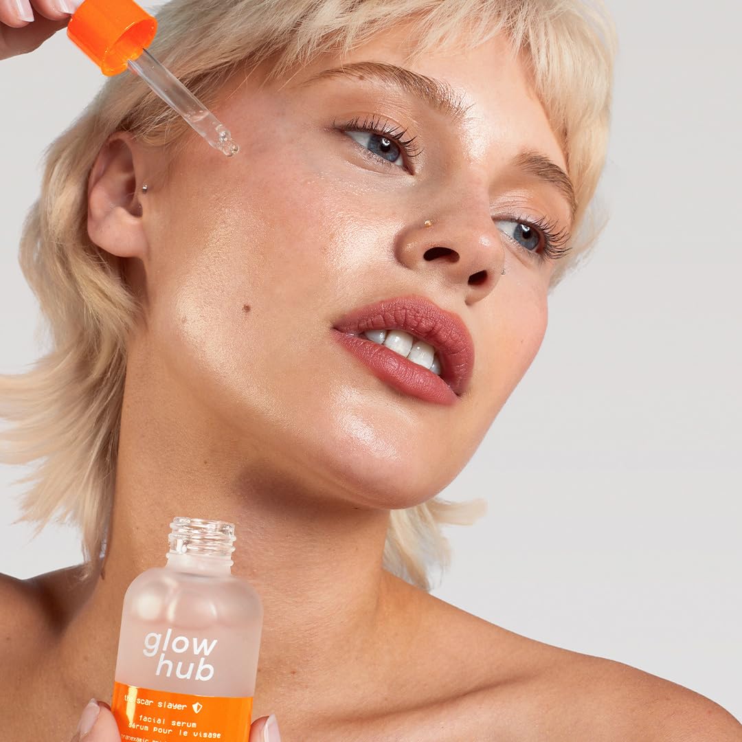Glow Hub The Scar Slayer Facial Serum with Vitamin C for Anti-Pigmentation and Blemish Prone Skin 30ml
