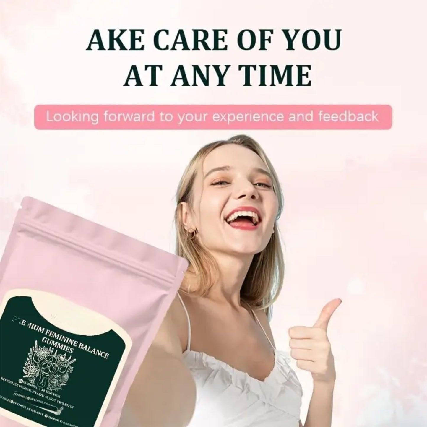 TONISABERY Feminine Balance Gummies,Collagen Gummies for Women,for Women of All Ages (1 Bag)