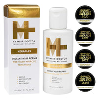 MY HAIR DOCTOR MHD Keraplex Keratin Hair Treatment | Keratin Treatment with Castor Oil | 150ml Miracle Bond Repair For Damaged Hair | Vegan Keratine for Dry Hair