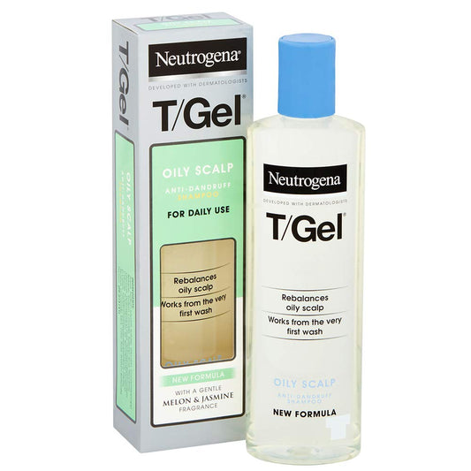 Neutrogena T/Gel Anti-Dandruff Shampoo for Oily Scalp, 250 ml