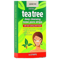 (12- STRIPS) Australian Tea Tree Deep Cleansing NOSE PORE STRIPS, [Blackhead Remover Clear and Unclogged Pores]Blackhead Remover Deep Cleansing Pore STRIPS FOR NOSE