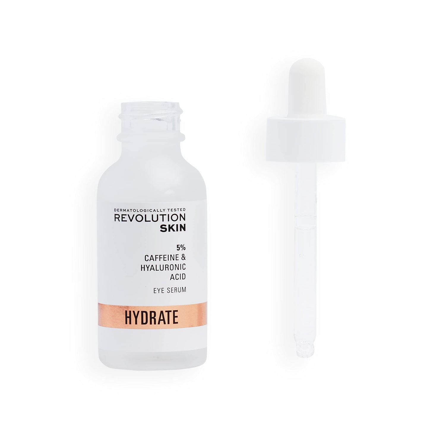Revolution Beauty London Revolution Skincare London 5% Caffeine and Hyaluronic Acid Under Eye Serum, Reduces Dark Circles Puffiness, Vegan Cruelty-Free, 30ml
