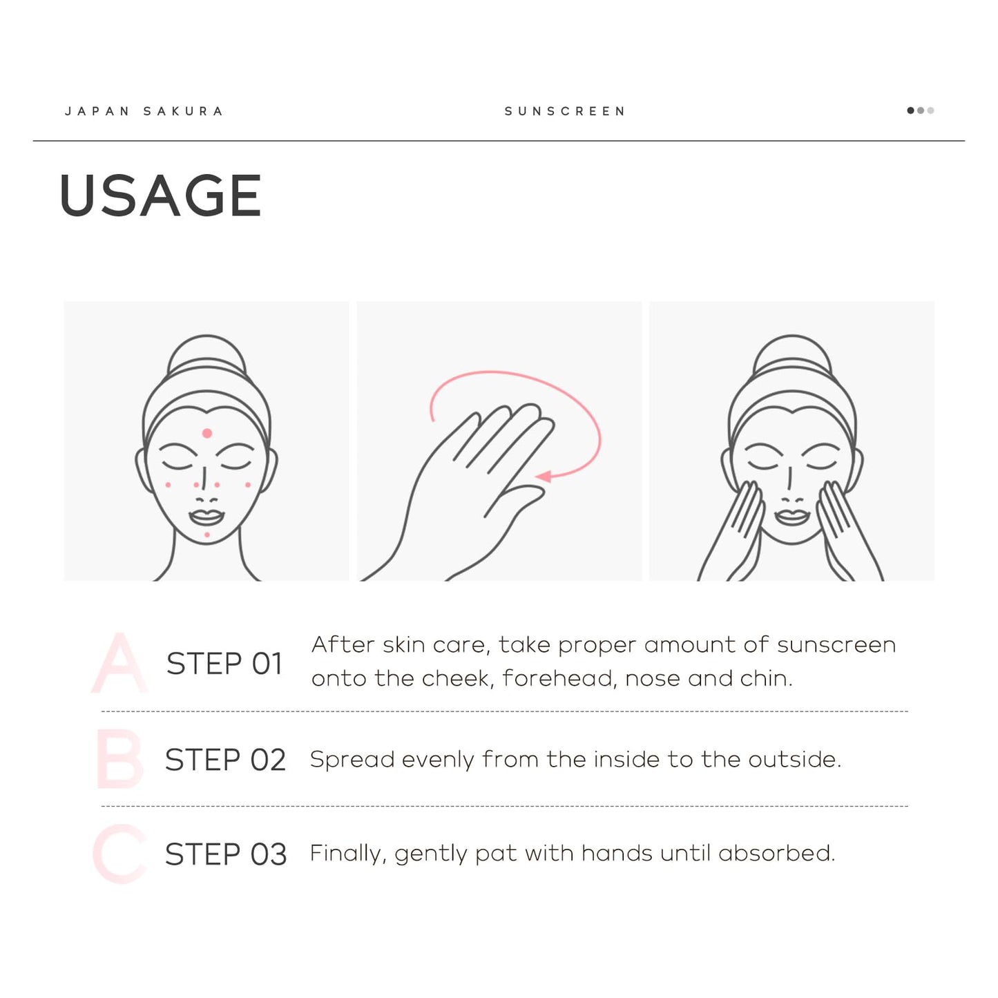 LAIKOU Japan Sakura Face Sunscreen SPF 50+ PA+++, Lightweight Face Sun Cream, Waterproof Face Moisturiser with Spf, UVA & UVB Protection, Refreshingly Non-Sticky, 50g (Pack of 2)