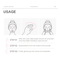 LAIKOU Japan Sakura Face Sunscreen SPF 50+ PA+++, Lightweight Face Sun Cream, Waterproof Face Moisturiser with Spf, UVA & UVB Protection, Refreshingly Non-Sticky, 50g (Pack of 2)