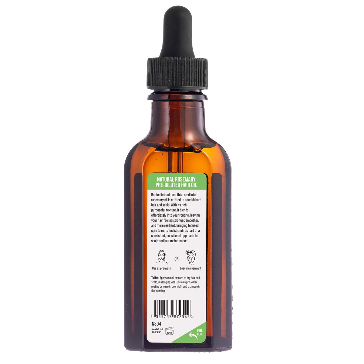 Nature Spell Rosemary Oil for Hair Growth, Pre-Diluted Scalp Oil, 50ml