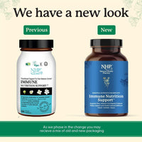 NHP The Natural Health Practice NHP Advanced Immune Support Supplement 60 Vegan Capsules – Elderberry Mushroom Complex with Probiotics Vitamin D3 Zinc & Beta Glucans for Daily Defence Gut Health Energy & Wellness