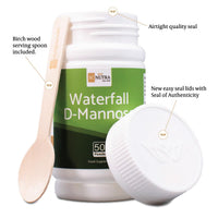 Waterfall D-Mannose Powder - 100% Pure D-Mannose Powder Naturally Sourced from Birch - Not a Blend - Free from Bulking Agent, Fillers & Cranberry - SC Nutra (Sweet Cures)