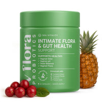 Vaginal Probiotics for Women - 26 Billion CFU with Prebiotics, Pineapple & Cranberry - Support Vaginal pH Balance, Yeast, Odour, Gut & Intimate Flora - Women’s Probiotic Supplement - 60 Capsules