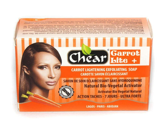 Carrot Lite+ Skin Brightening Exfoliating Soap 150g - with natural bio vegetal activator