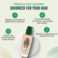 Vatika Naturals Ritual Hibiscus Lavender Hair Oil | 100 ml | 100% Natural Hair Oil for Hair Growth | Hibiscus, Lavender, Rosemary, Sunflower Oil | Lightweight & Non-sticky | Hair Oil for Daily Use