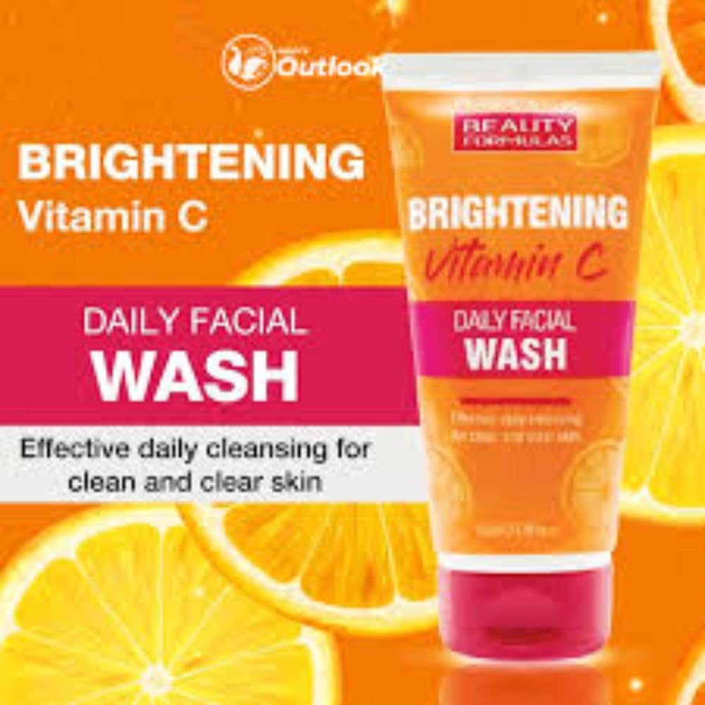 Beauty Formulas BRIGHTENING VITAMIN C Bundle BRIGHTENING Facial Tonic 150ml, Facial Wash 150ml, Daily Moisturiser 100ml, 3 Pieces