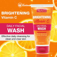Beauty Formulas BRIGHTENING VITAMIN C Bundle BRIGHTENING Facial Tonic 150ml, Facial Wash 150ml, Daily Moisturiser 100ml, 3 Pieces