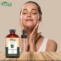 ORGANIC ZING Organic Zing Saw Palmetto Oil 118 ml (3.99 fl oz) – Cold Pressed Carrier Oil for Hair Care Formulations, Scalp Treatments & DIY Cosmetic Preparations