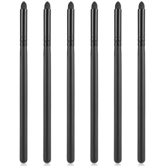 WLLHYF Eyeliner Smudge Brush Pencil Pointed Professional Applicator Blending Sponge Brush Stick for Eyeshadow Eyebrow Reusable Makeup Tool Pencil Brush Set