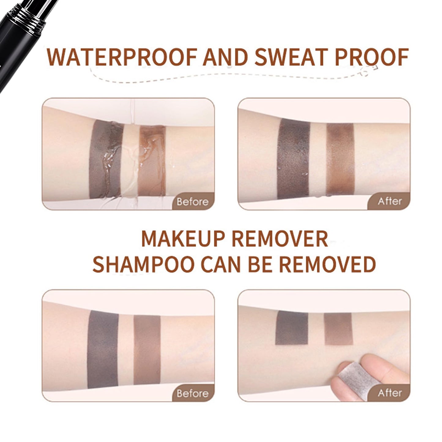 DMQ Root Touch Up Stick, Hair Root Dye, Black Hairline Powder,Quick Cover Grey Hair Root,Waterproof & Long Lasting,Hairline Powder Stick for Women Men