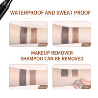 DMQ Root Touch Up Stick, Hair Root Dye, Black Hairline Powder,Quick Cover Grey Hair Root,Waterproof & Long Lasting,Hairline Powder Stick for Women Men