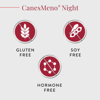 CanesMeno Menopause Support Night 30 Tablets, containing Hops, Ashwagandha, Vitamin B6 and Magnesium