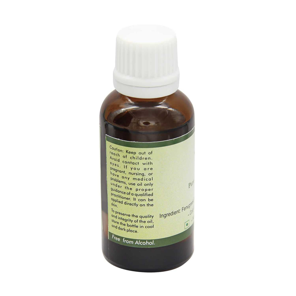 R V Essential Pure Fenugreek (Methi) Carrier Oil 30ml (1.01oz)- Trigonella Foenumgraecum (100% Pure and Natural Cold Pressed)