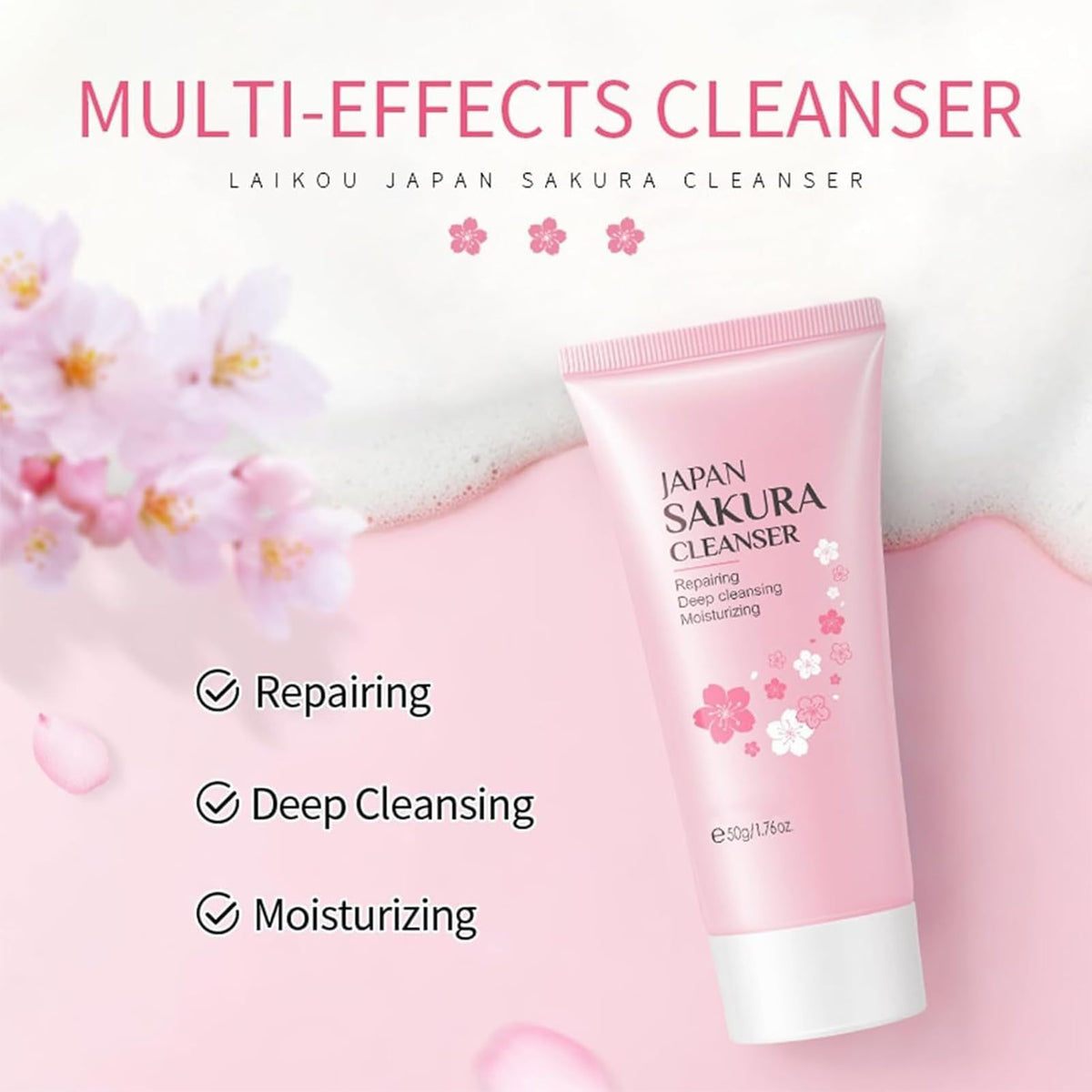 INSKIN Skin Care Sets & Kits For Women Gifts, Sakura Pamper Gifts for Women, Travel Skincare Set for Brightening - Cleanser, Serum, Cream, Eye Serum, Face & Mud & Sleep Mask*2, Brush, Headband