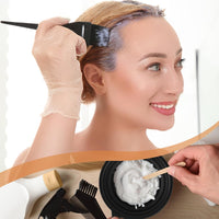 GAOHUI 4 Pcs Hair Coloring Brushes, Hair Dye Kit, Double Sided Hair Dying Brushes Tint Comb Set, DIY Salon Hair Dye Brush and Bowl Set with Hair Dying Mixing Bowl
