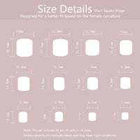 Generic Nude Pink Press-On Nails 24PCS Short Square Coffin Shapes - Reusable Glossy Full Cover Fake Nails For Everyday Wear Natural Look Smooth Shiny Finish Manicure Set For Women