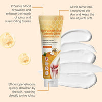 ALLILUYAA Furzero Bee Venom and Turmeric Joint Cream, Furzero Bee Venom Ointment Cream, for Neck, Waist, Back, Hands, Feet
