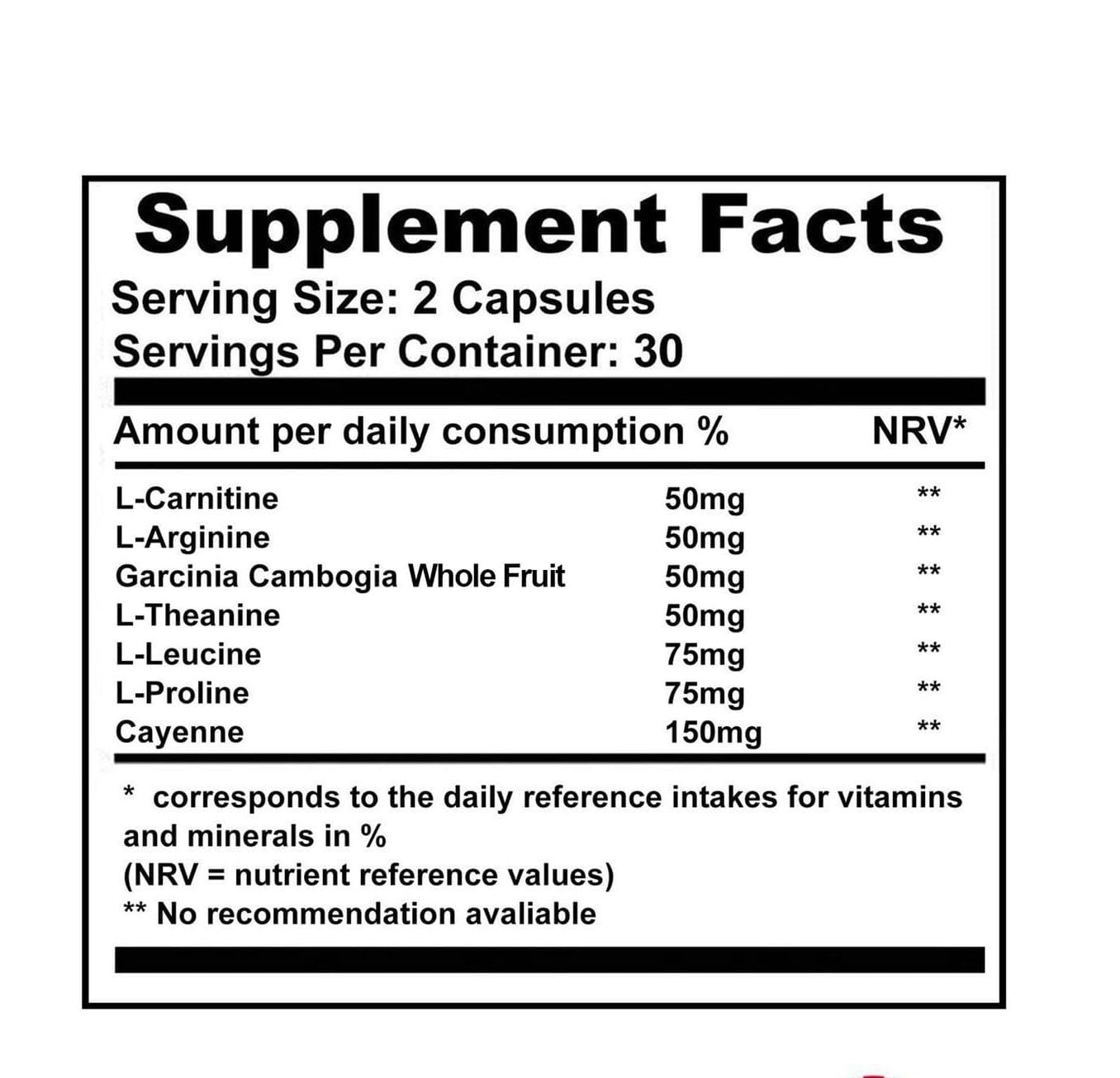 FItness Hero Supplements SlimPulse Weight Management - Natural Ingredients 60 Capsules - Fitness Hero Supplements