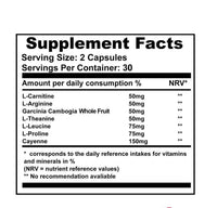 SlimPulse - Natural Ingredients - 60 Capsules/Dido Extreme Supplements
