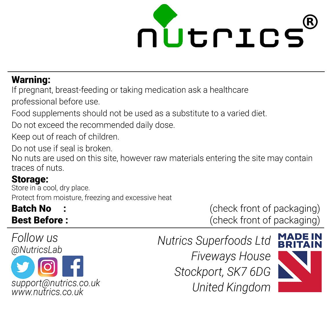 Nutrics® D Limonene 300mg 90 V Capsules (1 Month Supply) - Natural Citrus Extract for Digestive Health - Suitable for Vegan Vegetarian Halal Kosher