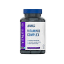 Applied Nutrition Vitamin B Complex High Strength, 90 Vegan Capsules, B1, B2, B3 Niacin, B5, B6, B7 Biotin, B9 Folic Acid, B12, with Choline, Inositol, PABA, Energy and Immune Support, Halal, UK Made