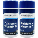 AA Merchant 2 x Calcium & Vitamin D Tablets, 200 Tablets – High Strength Supplement for Bone Health, Immune Support & Muscle Function – Vegetarian, Easy-to-Swallow – Essential Daily Calcium and Vitamin D3.