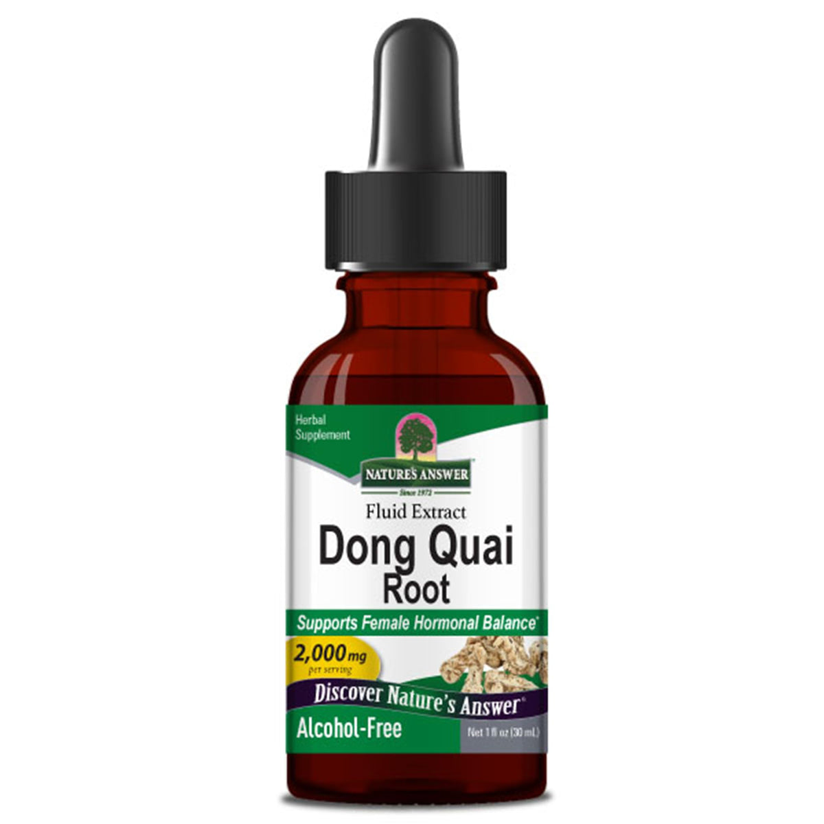 Nature's Answer, Dong Quai Extract, 2000mg, 30ml, Gluten Free, Soy Free, Vegan, Vegetarian, Non-GMO
