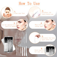 LOPHE Blackhead Remover Tool Kit, 15PCS Pimple Popper Tool Kit Stainless Steel Comedone Extractor Tweezers Acne Needle Pimple Popping Kit for Removing Pimple Blackheads Zit on Forehead Facial Nose